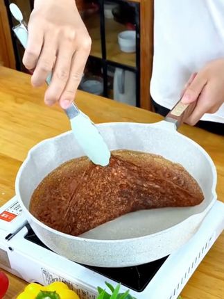eox国潮麦饭石色不粘锅炒锅电磁炉燃气灶通用煎炒锅牛排饼煎蛋锅
