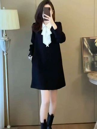 #连衣裙#赫本风#宽松版型#梨形身材穿搭#大码女装