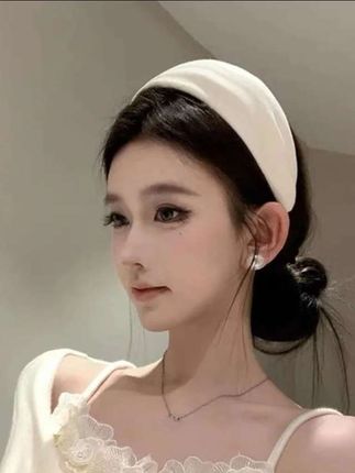 日常外戴宽边发捆发箍女压发高颅顶灰色发带发卡旅行头箍#发饰头饰 #发箍 #发饰 #强烈推荐