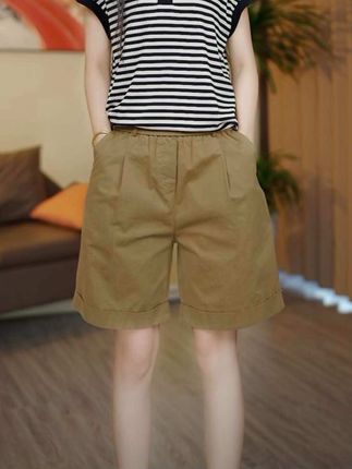 #无限回购的宝藏单品 夏季新款休闲风薄款爆款宽松显瘦短裤高腰A字外穿百搭洋气女短裤#反季特卖 #爆款热卖中 #时尚百搭打底衫