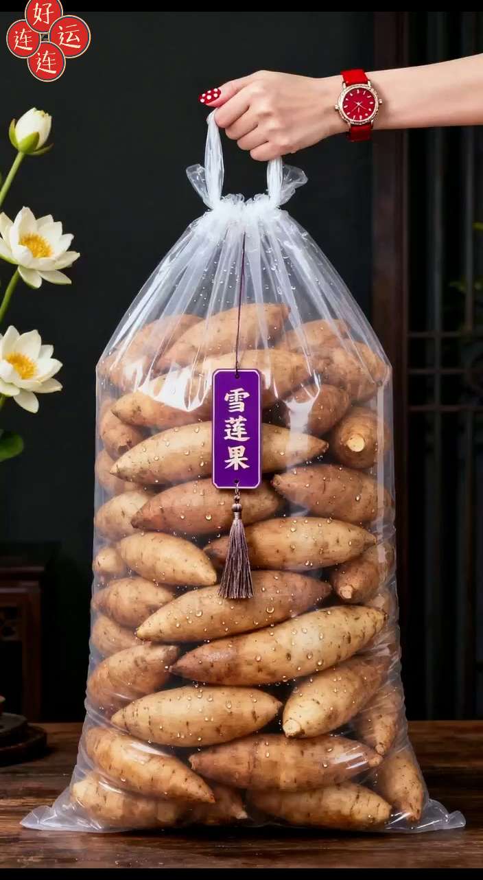 云南天山雪莲果 产自云南优质土壤的清甜宝藏,刚从田间摘下就发货的雪莲果,表皮裹着薄土,却藏不住内里乳白果肉的新鲜劲儿。削去外皮后满是汁水,入口脆爽又多汁,淡淡的菊香在舌尖缓缓弥漫,每一口都满是大自然馈赠的清爽口感。 #雪莲果 #天山雪莲果 #新鲜雪莲果尝鲜 #脆甜多汁 #应季鲜果