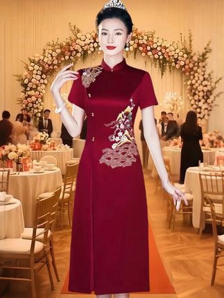 #婚庆礼服 喜妈妈礼服婚宴装#优雅气质 #高贵优雅 #喜婆婆喜妈妈 #穿出自信穿出美丽