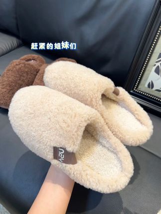冬季棉拖来了!软软绵绵还舒服!#棉拖鞋 #学生 #宿舍 #拖鞋