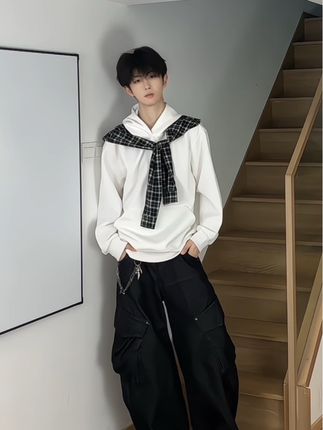 我将放弃束脚裤 #中性穿搭 #男友穿搭 #穿搭分享 #穿搭灵感 #男生穿搭