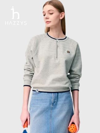 【PHIZ】Hazzys哈吉斯春秋季女士休闲卫衣时尚潮流女装长袖上衣#卫衣#休闲卫衣#时尚潮流女装