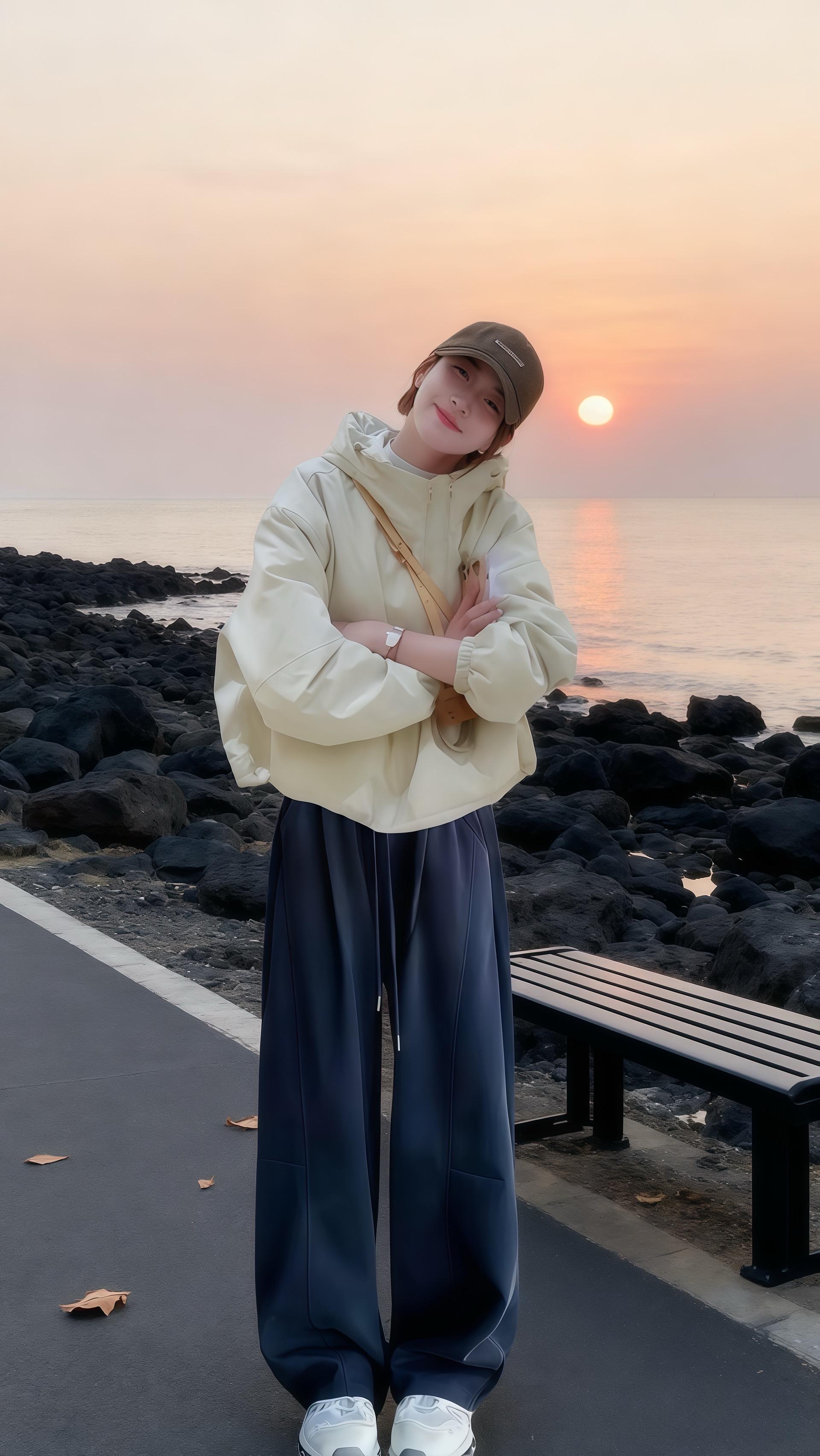 #来西双版纳怎么能不体验傣族服饰 #拿捏开学穿搭公式 #海边万能构图拍出氛围感 #单依纯琥珀系长裙气场拉满 #中性风入秋穿搭灵感