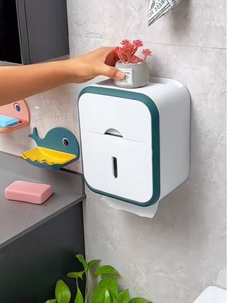 #创作灵感 在卫生间墙壁上装了一个这样的纸巾盒,不仅防水免打孔,关键是抽纸顺手,还美观干净#抽纸巾盒#卫生间好物#壁挂式纸巾盒#好物推荐@DOU+小助手