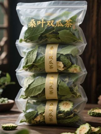 如果你经常久坐不动,喜欢吃甜食的,坚持每天一杯#桑叶双瓜茶 直接用热水冲泡就可以