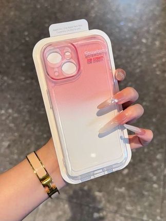 高级晕染渐变透明手机壳