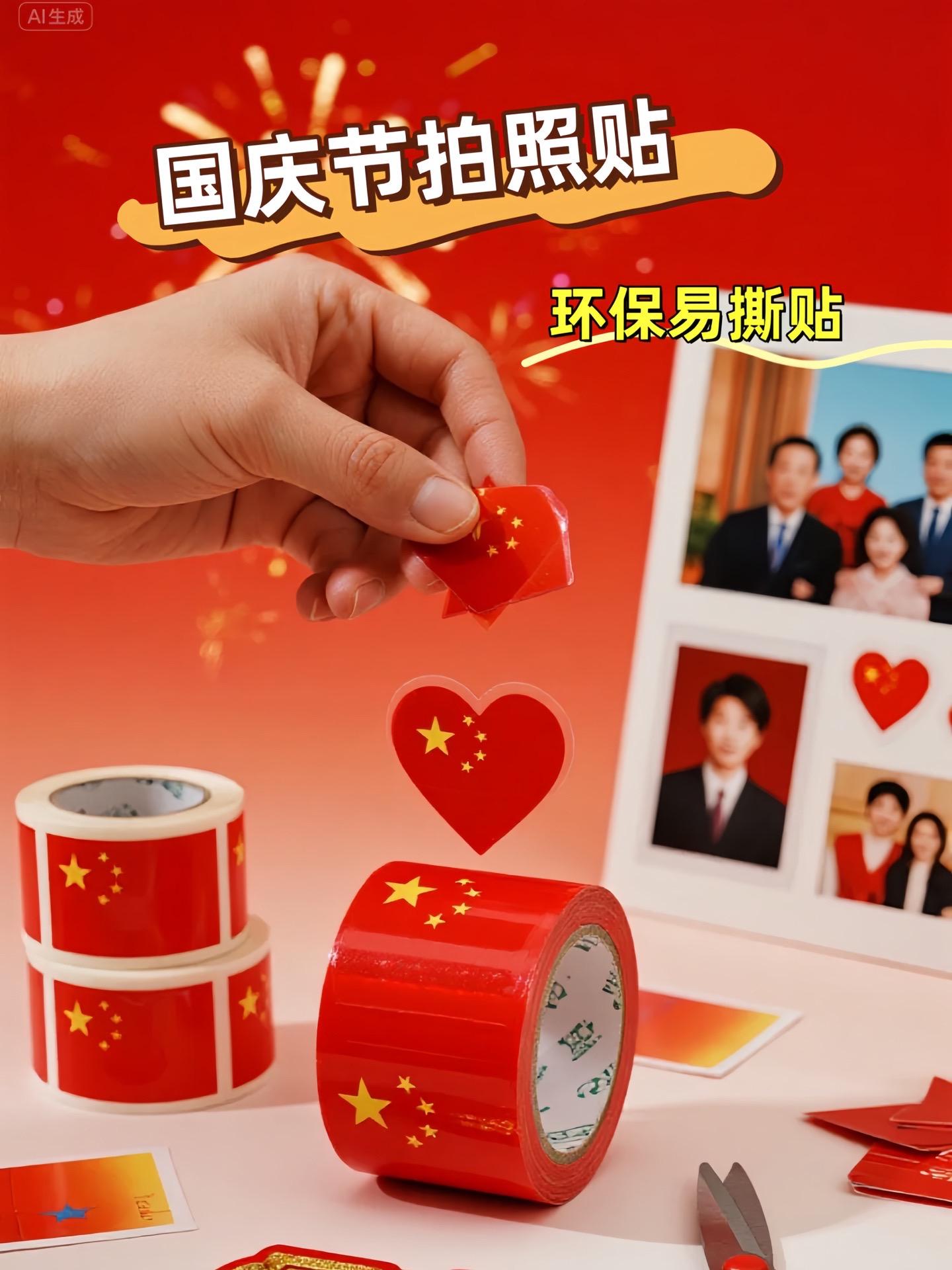 马上十一国庆节了,给孩子准备这款贴纸吧,氛围感拉满#打开美好生活 #厉害了我的国🇨🇳 #宣传正能量 #看过来