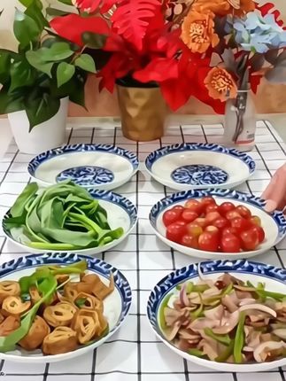 青花瓷盘子菜盘家用高颜值餐具菜盘网红高档餐盘陶瓷盘子炒菜盘子#陶瓷餐具 #厨房餐具 #盘子 #好物推荐🔥 #厨房好物
