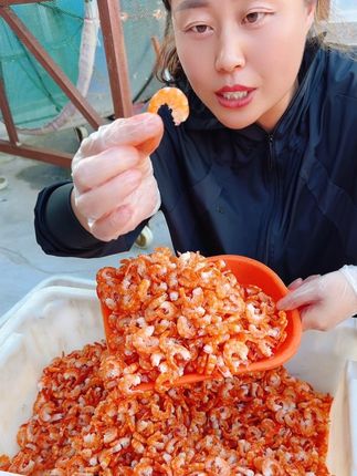 去壳去爪净肉海虾仁可以直接吃不咸越吃越香