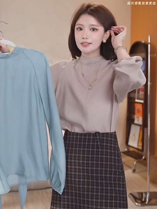 #上衣穿搭 #优雅气质 #百搭上衣 #春秋新款 #品质女装