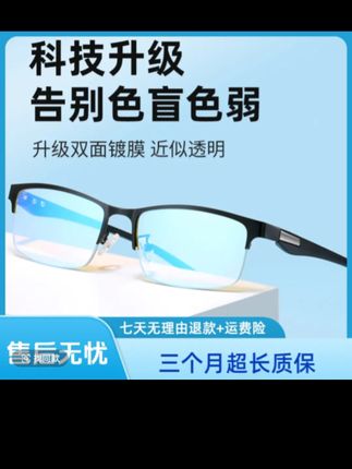 #好物推荐🔥 #2025高清色弱纠正眼镜男女通用色盲色弱看图辩色透明高档正品#需要的家人们看过来
