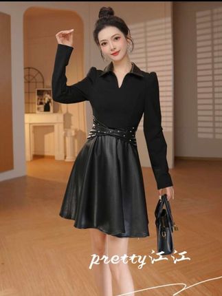 #新款连衣裙 #时尚气质穿搭 #女神穿搭 #优雅气质 #黑色连衣裙