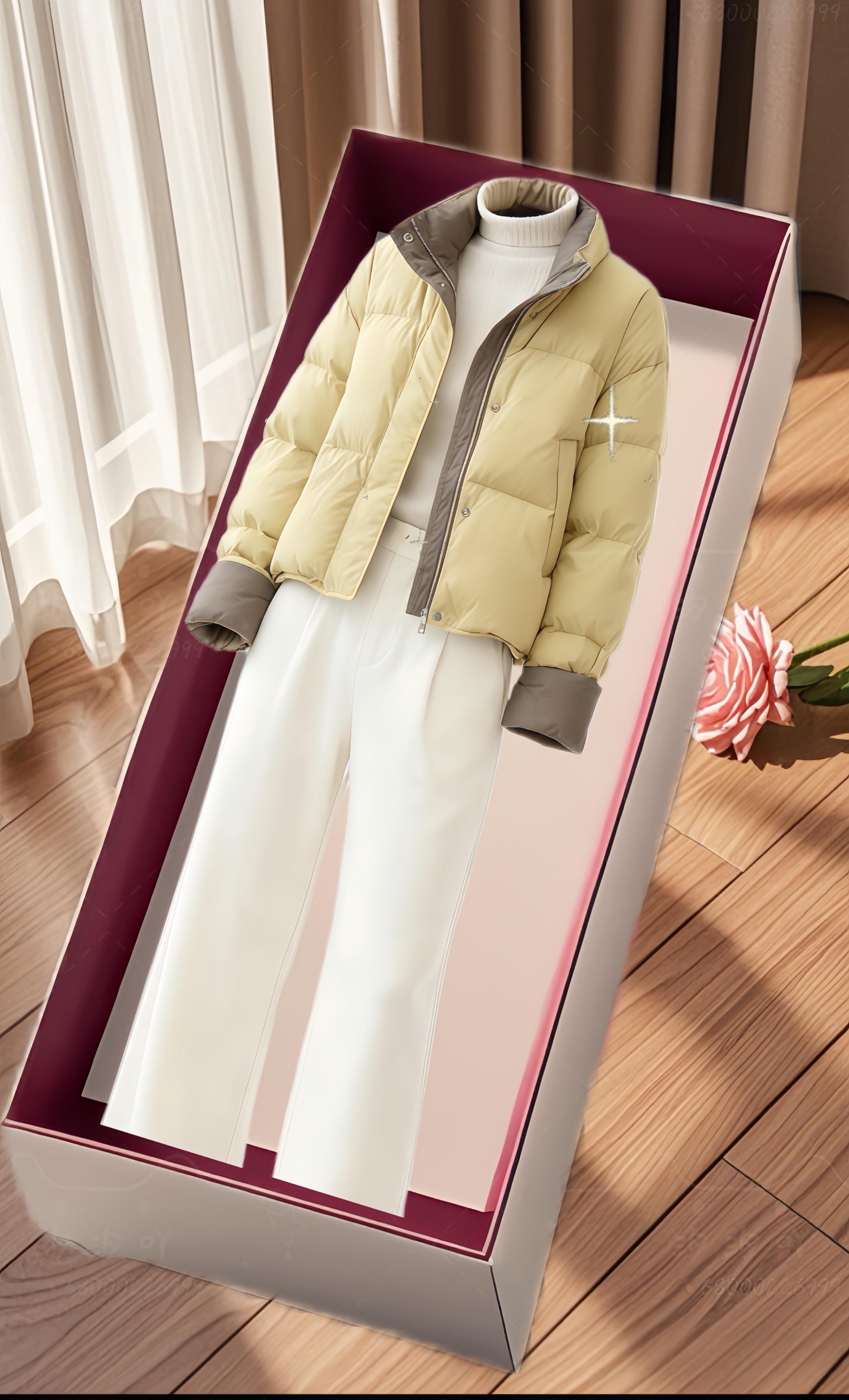 撞色棉服#穿搭穿搭 #棉服 #反季特卖