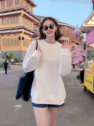 #卫衣 #卫衣穿搭#减龄显瘦穿搭 #时尚休闲穿搭#小个子穿搭