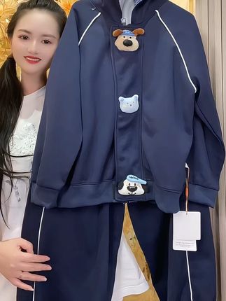 春秋男童韩版时髦套装,上身感觉好洋气啊! #高品质童装#儿童穿搭