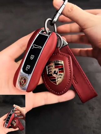 #保时捷钥匙套 #保时捷卡宴钥匙套 #保时捷车载钥匙套