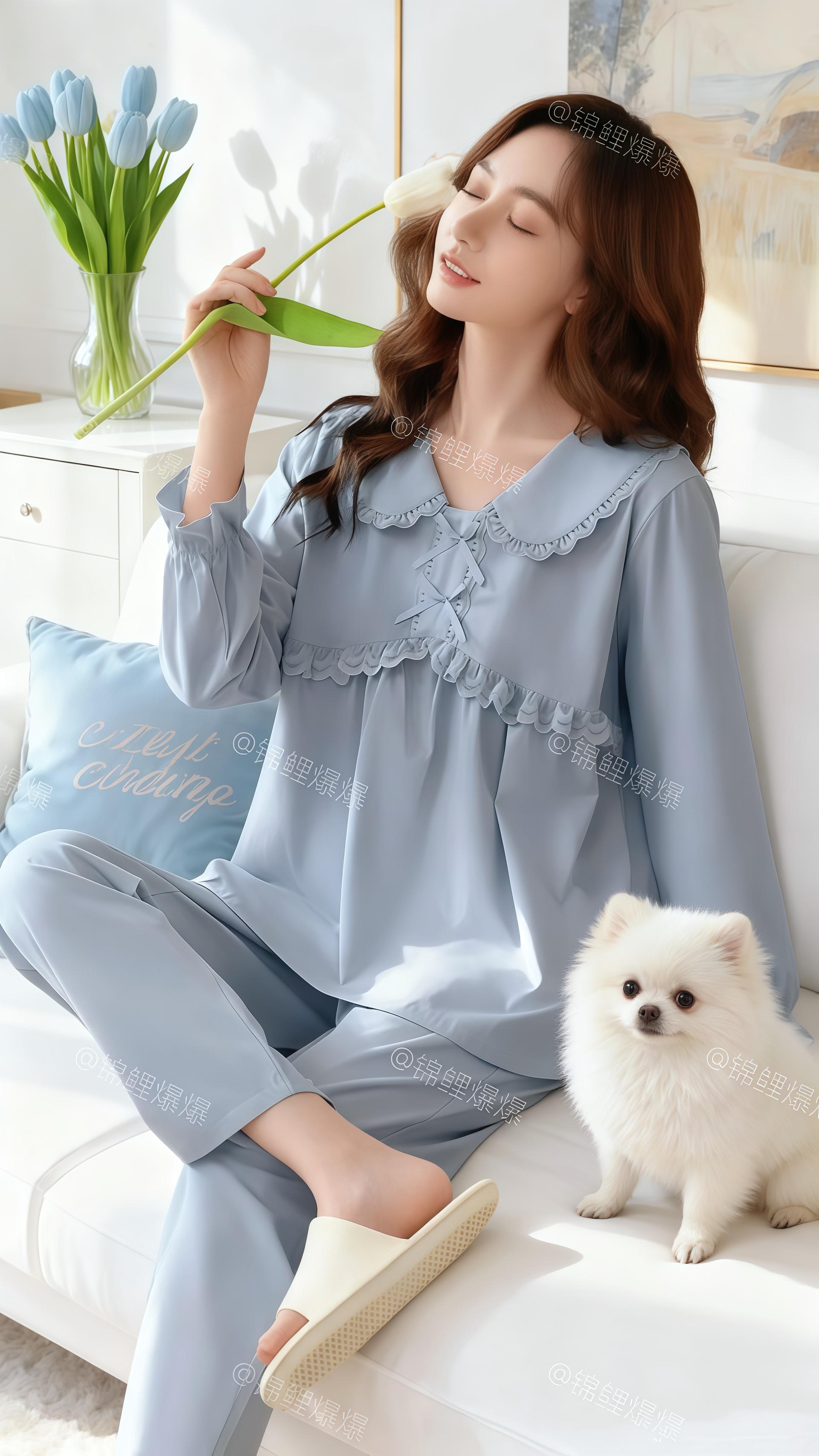 #睡衣家居服 #面料柔软舒适 #高级感穿搭 #睡衣外穿 #谁穿谁好看