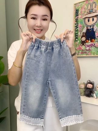 春秋儿童休闲牛仔裤!百搭又洋气!#高品质童装 #童装穿搭 #秋上新 #潮童穿搭 #宝妈推荐