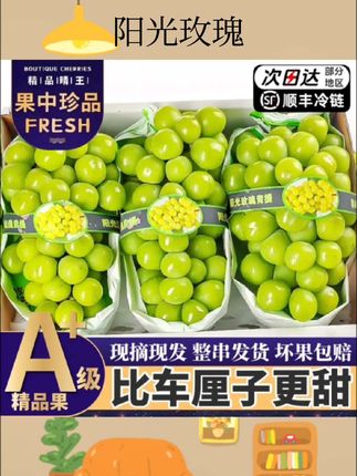阳光玫瑰#阳光玫瑰 #阳光玫瑰葡萄 #新鲜水果产地直发 #新鲜应季水果 #现摘现发新鲜到家