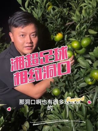 湘超足球,相约洞口 洞口雪峰蜜桔相约湘超#洞口雪峰蜜桔 #水果#橘子 #湘超