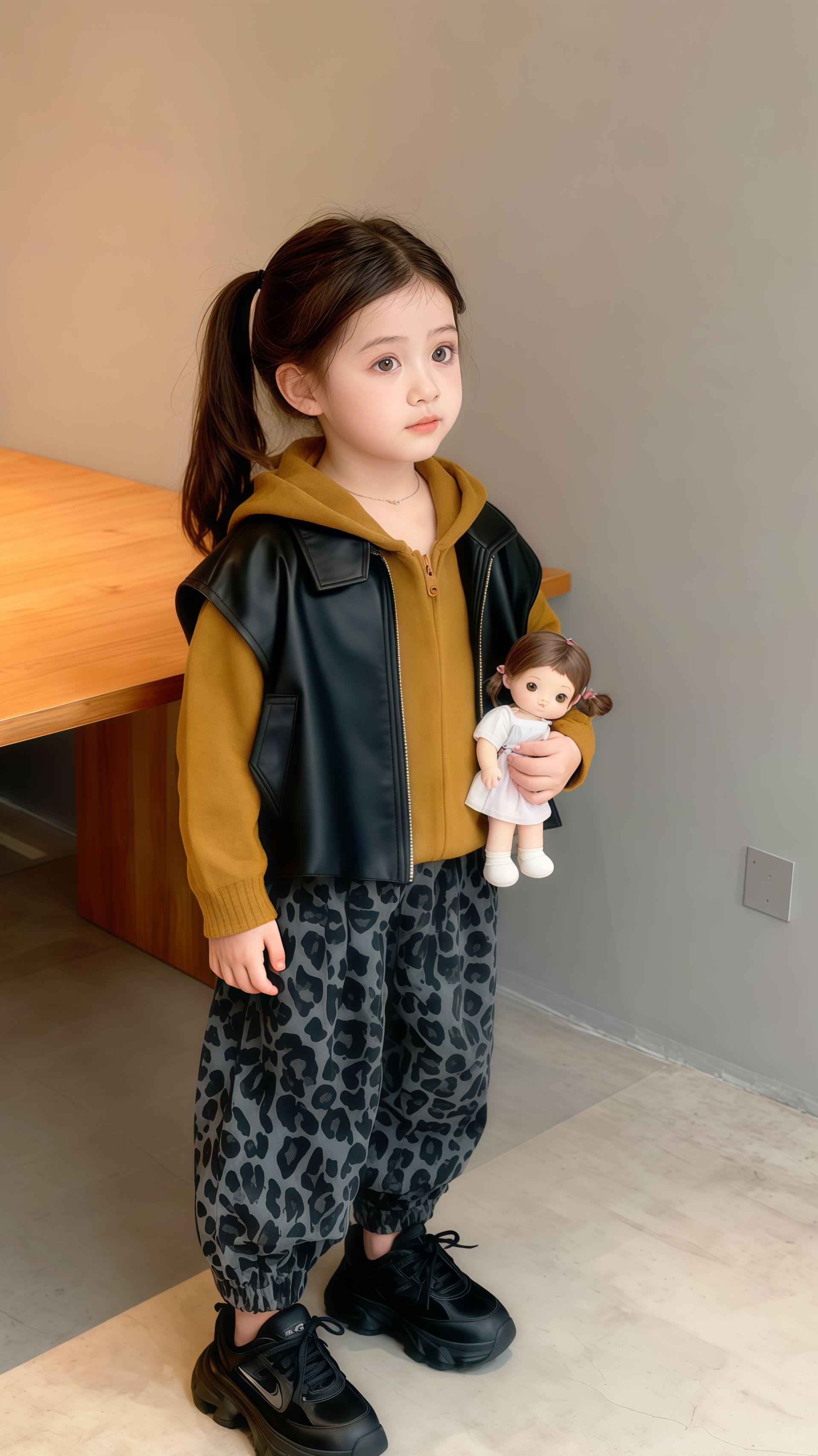 #换季换新装 #秋季穿搭 #女宝宝穿搭 #马甲三件套装 #dou加热门抖音小助手