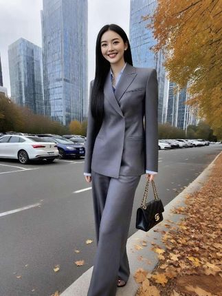 #西装套装#职业套装#气质优雅 #高级感穿搭