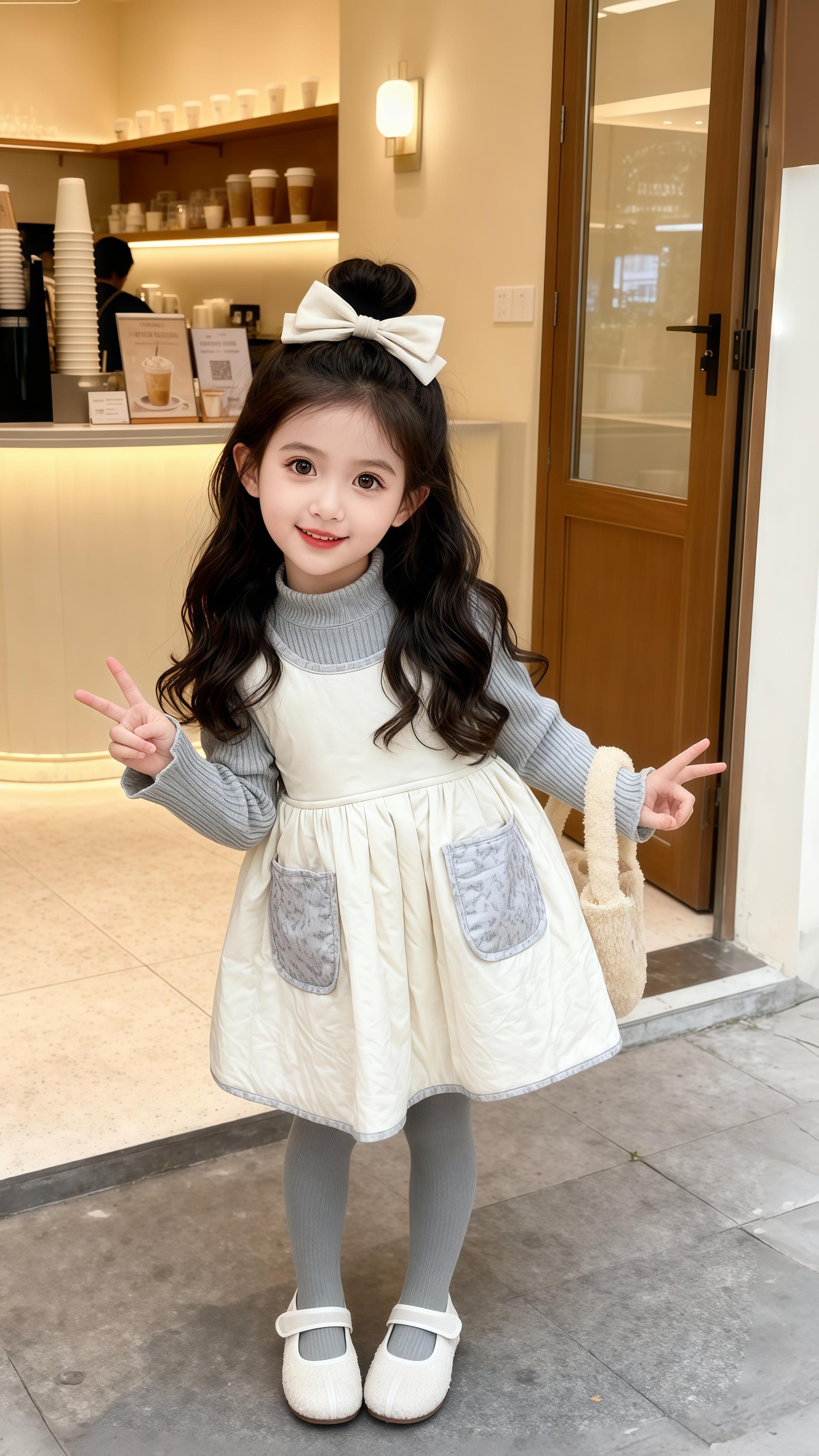 这也太可爱了吧! #甜美穿搭 #女童穿搭 #秋冬穿搭大揭秘 #解锁秋季一周色彩灵感穿搭 #秋冬ins风穿搭技巧 @抖加🔥上热门🔥dou+🔥热点宝