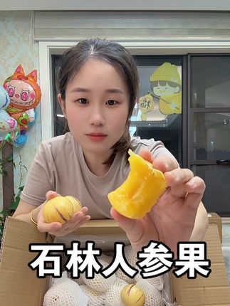 一口爆汁!自然树熟的云南#人参果 现摘现发!从来没吃过这么好吃清甜的人参果!#口感非常好 #汁水饱满 #应季水果 #石林人参果