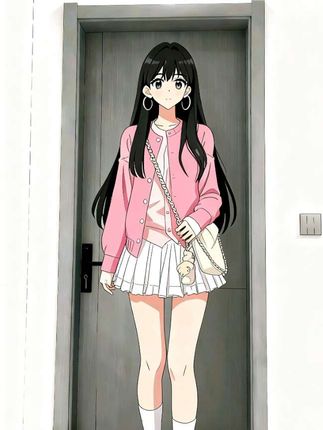 粉色假两件针织衫好明媚!少女心满满!#谁穿谁好看 #高级感穿搭 #晒晒我的秋日穿搭 #温柔风是永远的理想型穿搭 #秋冬穿搭新鲜感在线 @DOU+小助手 @DOU+上热门