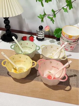 巨好看的双耳南瓜碗勺它来啦#陶瓷餐具 #高颜值厨具 #双耳碗勺#餐具控🤣 #美观实用