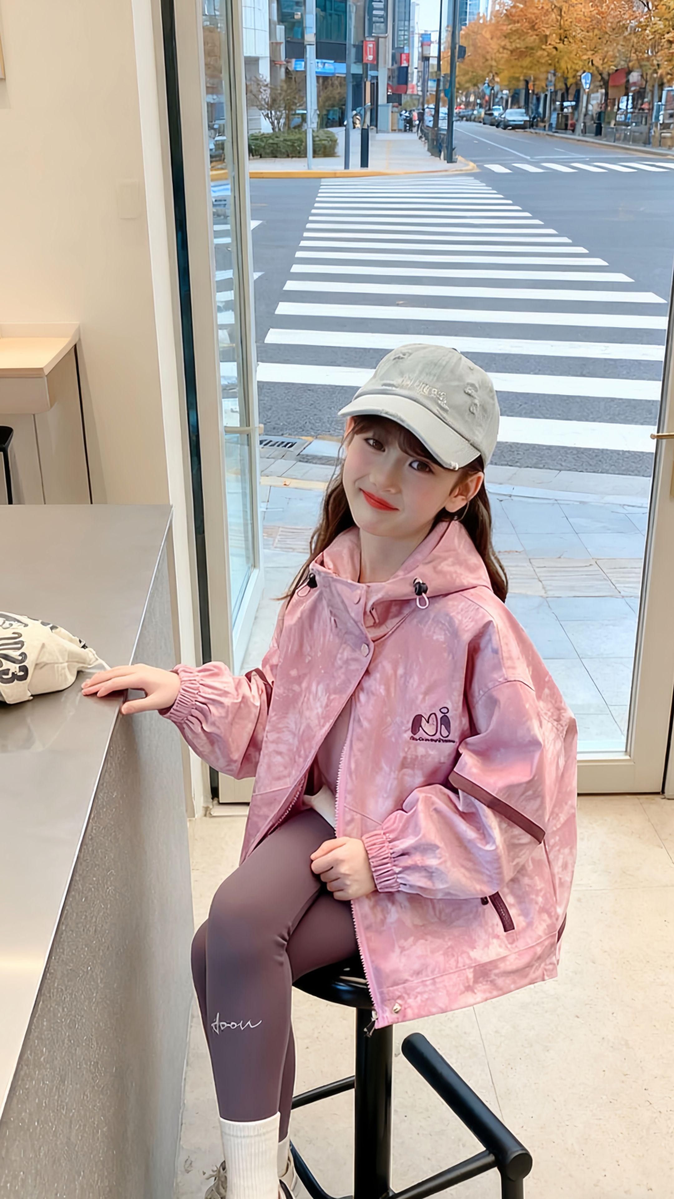 #潮童穿搭 #高品质童装 #韩系穿搭 #冲锋衣#女童外套