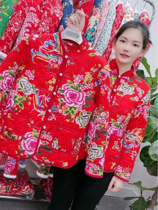 #花棉袄#大花袄#东北大花袄