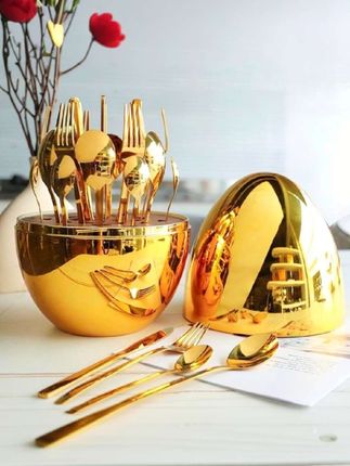 #心镜蛋 #餐具套装 #颜值餐具 #西餐餐具刀叉 #实用好物