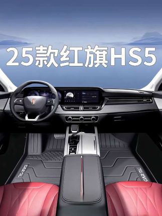 适用红旗HS5专用脚垫TPE地毯脚垫#汽车内饰改装 #专车专用 #红旗HS5 #汽车脚垫 #TPE脚垫
