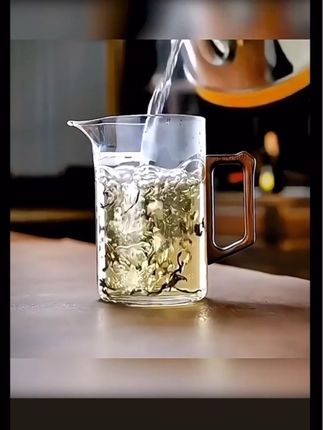 热炸包赔的公道茶杯#好物推荐🔥 #高档泡茶壶玻璃 #高硼硅玻璃 #茶具好物推荐