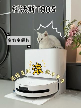 从“伺候祖宗”到当“甩手掌柜”!只需一个它让家务变轻松#科沃斯T80S#滚筒洗地机器人#用滚的才干净#生活小家