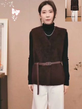 #进口拉贡马甲外套#高品质女装