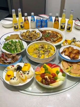 #钢化玻璃餐桌转盘 方便好用,餐桌,茶几都能放#餐桌转盘 #餐桌上的转盘