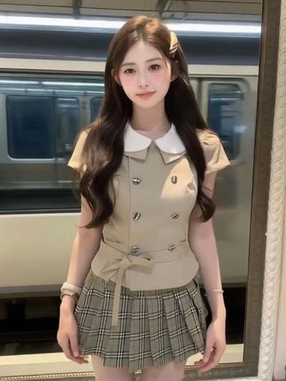 #dou上热门 学院风大合集#今日穿搭 #学院风穿搭 #学院风套装