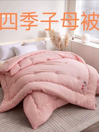 V/雅鹿拉链式二合一子母被四季款被子春秋被加厚冬被学生宿舍被芯#二合一子母被 #子母被二合一拉链款 #春秋加厚被子 #子母被芯 #拉链子母被