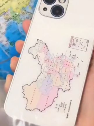 适用苹果16promax/华为/小米/oppo/vivo中国地图爆款手机壳红米#手机壳 #苹果手机壳#这也太好看了 #好物推荐🔥 #男女同款