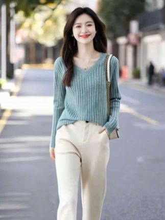 #优雅气质 #针织衫 #高端大气 #百搭针织衫 #内穿百搭
