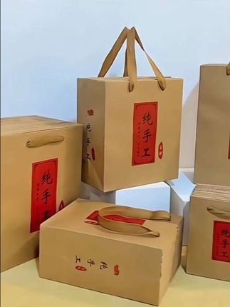 #牛皮纸袋 #牛皮纸手提袋 #牛皮纸包装袋 #礼品袋 #茶叶袋