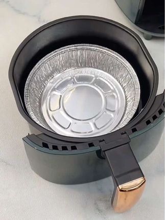 经常用烤箱和空气炸锅一定会用到这种锡纸! 倒热速度快受热均匀!锅还干净卫生!#居家好物 #空气炸锅做美食 #陪你精致生活 #锡纸盘 #空气炸锅