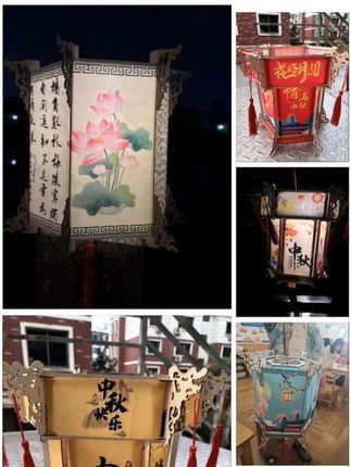 中秋节怎么能少得了古色古香的灯笼呢#中秋灯笼#宫灯 #中秋氛围感满满 #宝妈创业