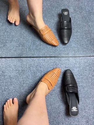 不知道选哪个颜色的姐妹们,我帮你们穿一穿,#丽尔手工女鞋 #夏季凉鞋 #软底软面穿上超舒服 #脚宽脚胖都可以