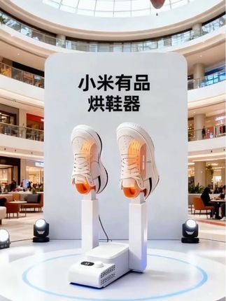 小米有品全自动烘鞋器,家用干鞋器,杀菌除臭烘干机鞋子神器干湿两用